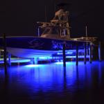 Blue Underwater LED Dock Lights